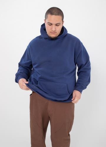 As Colour Relax Hoodie Big & Tall in Blue