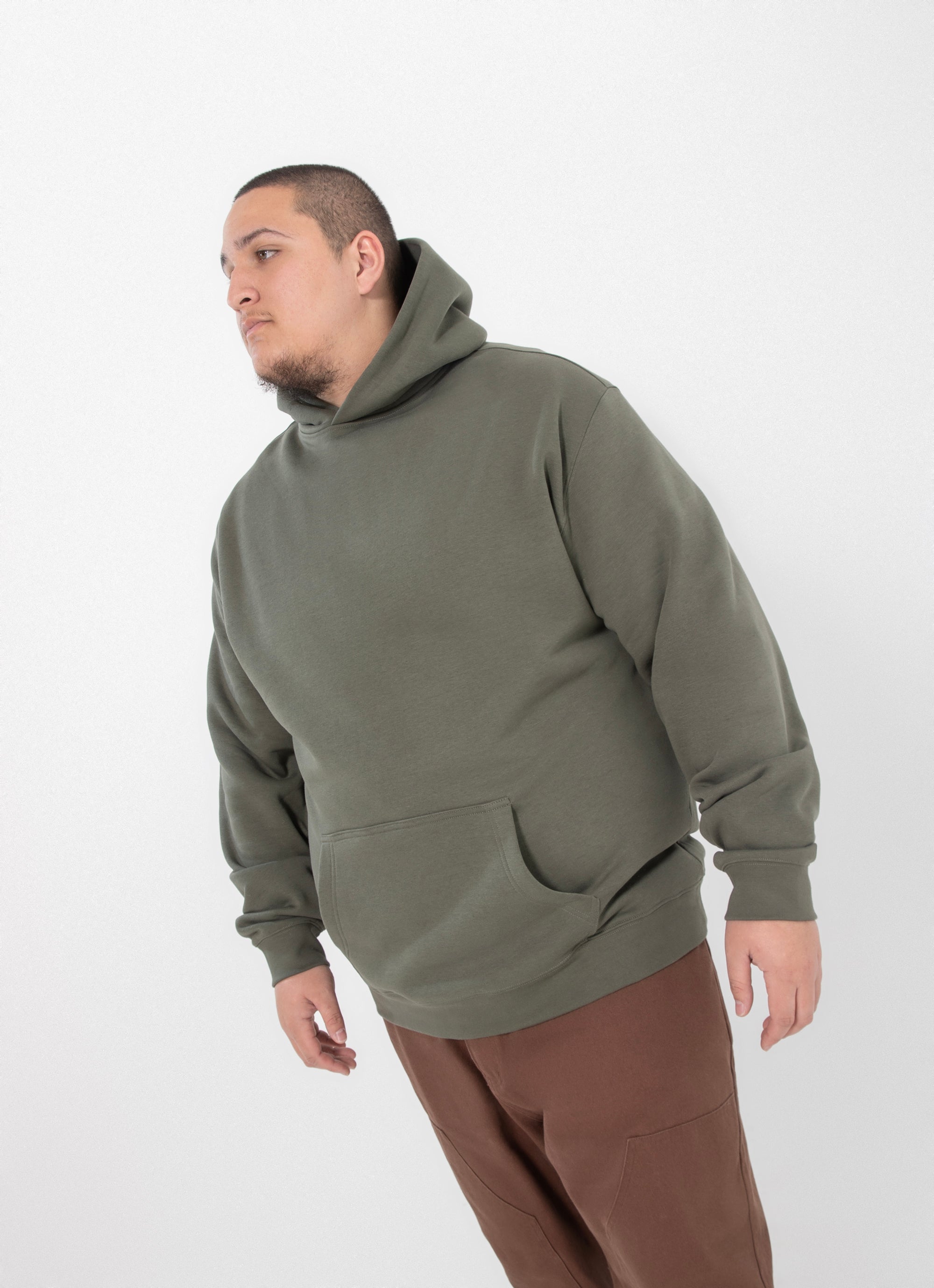 As Colour Relax Hoodie Big & Tall in Green