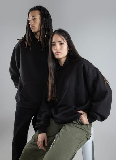 As Colour Relax Hoodie in Black