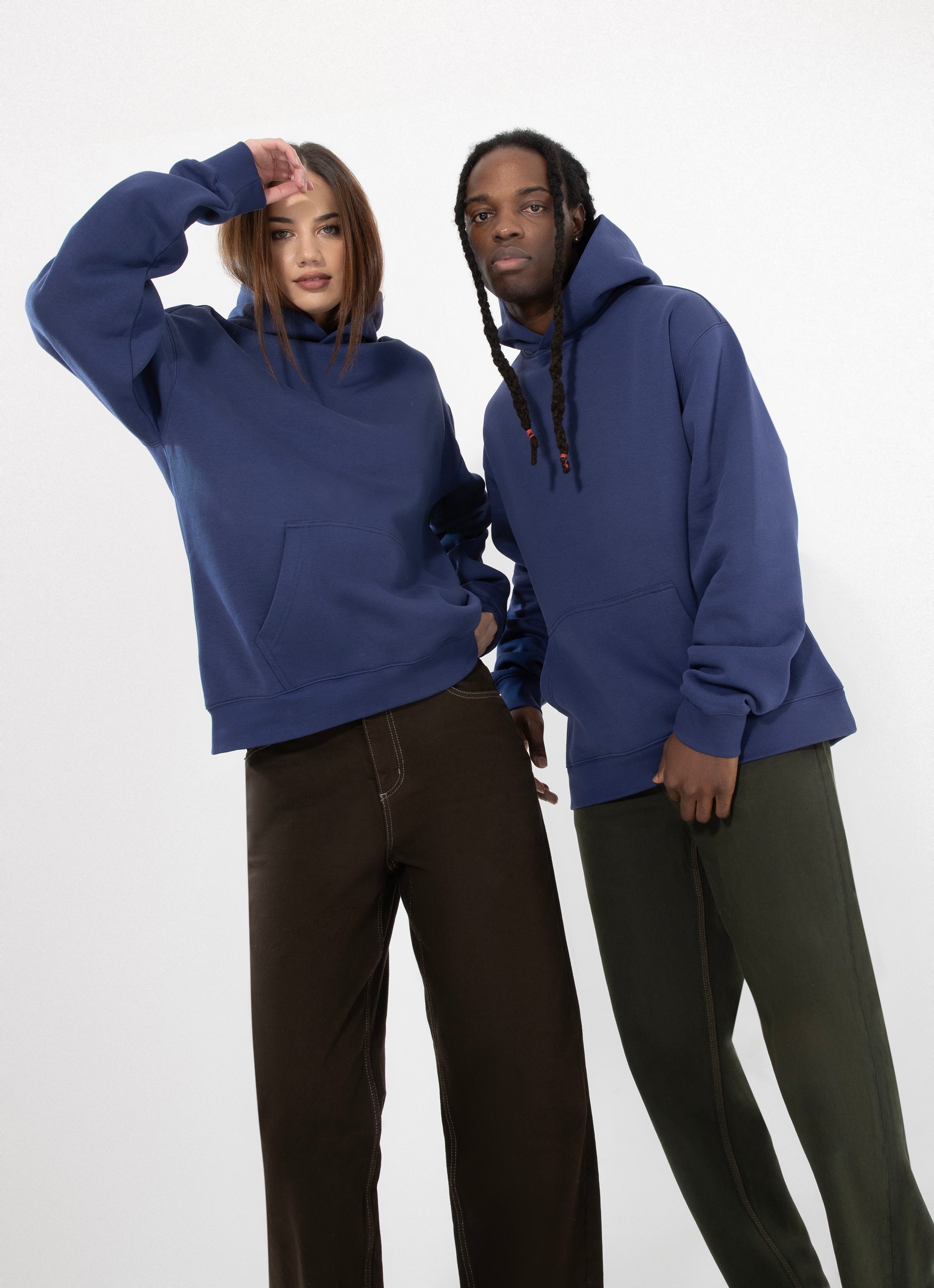 As Colour Relax Hoodie in Blue