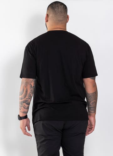 in Big | Tall & Rat Tee Black - Colour Red Staple As