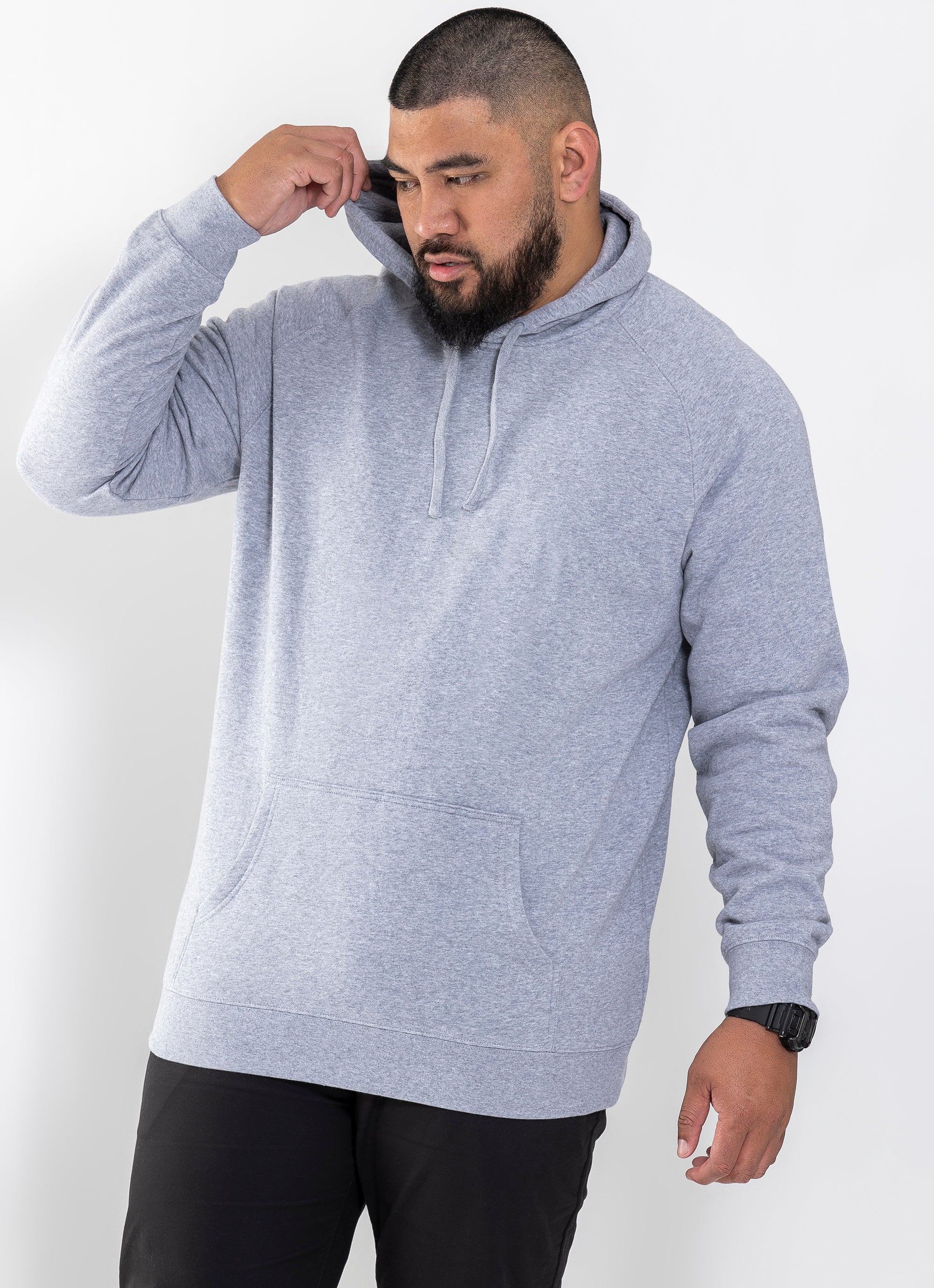 As Colour Supply Hoodie - Big u0026 Tall in Grey | Red Rat
