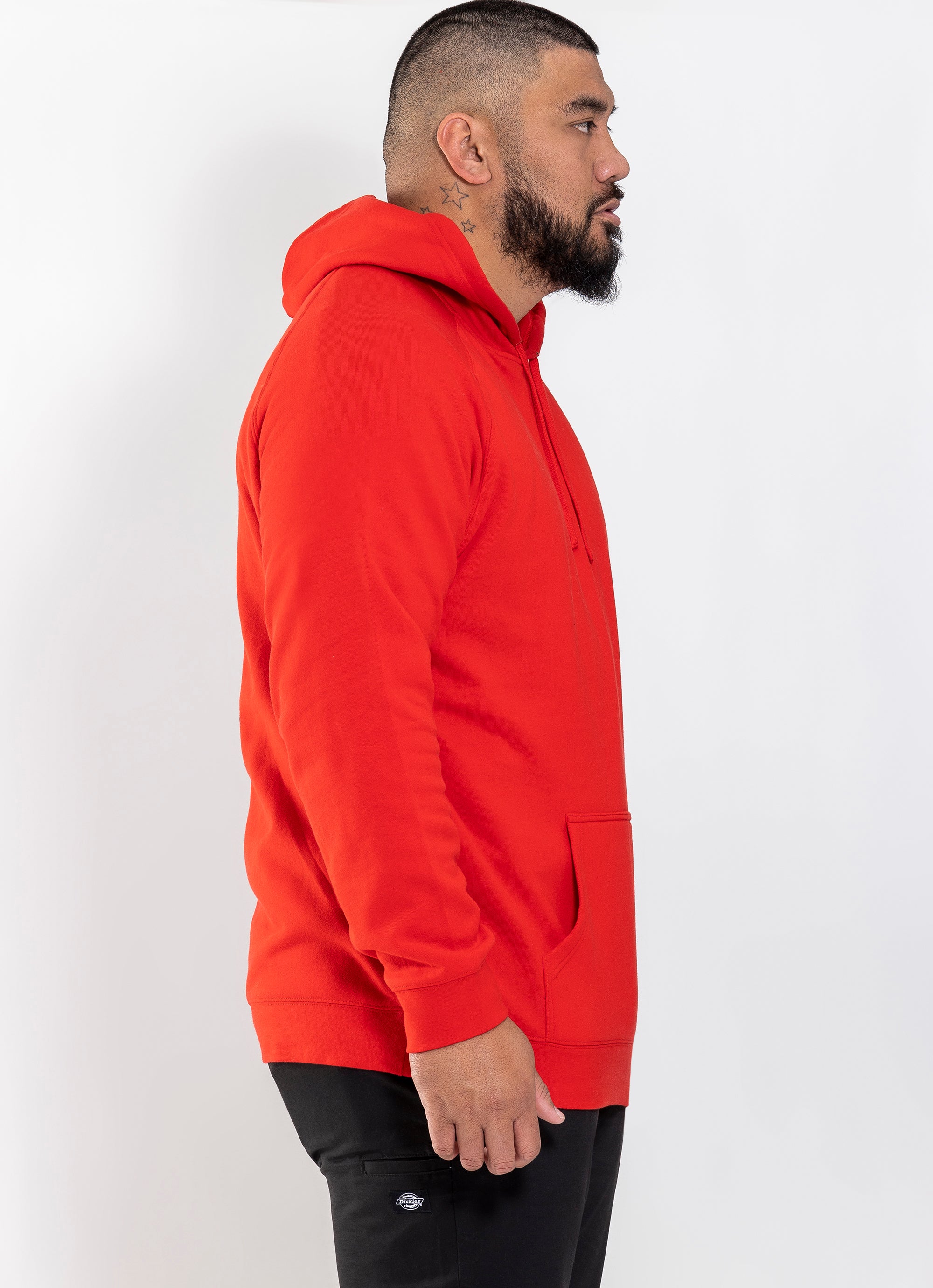 As Colour Supply Hoodie - Big u0026 Tall in Red | Red Rat