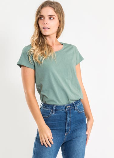 As Colour Womens Mali Tee in Grey