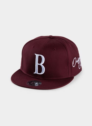 Barrio 1190 Fitted Cap in Maroon