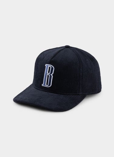 Barrio 308 Cord Snapback Cap in Blue