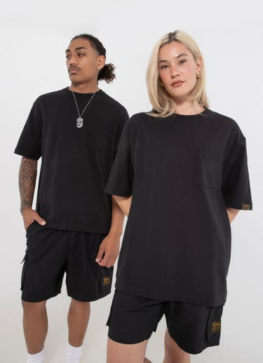 Champion Elemental Jersey Tee in Black