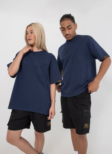 Champion Elemental Jersey Tee in Blue