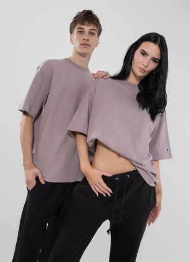 Champion Elevated Tee in Brown