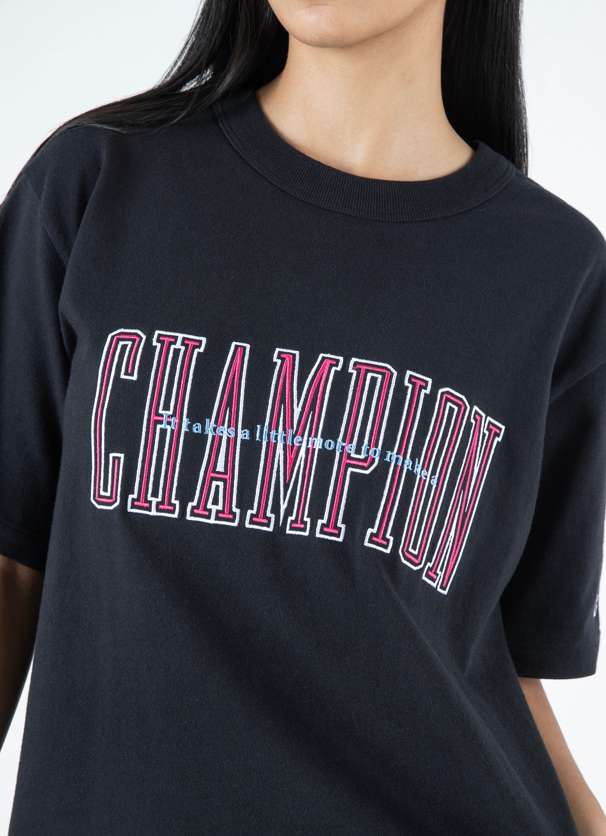 Champion Heritage 90S Logo OS Tee Womens