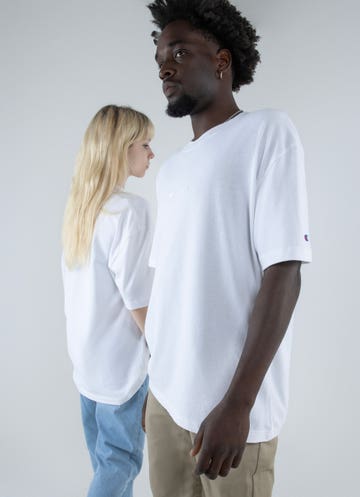 champion heritage tee white