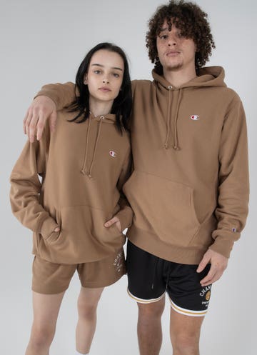 Champion Reverse Weave Hoodie in Brown | Red Rat
