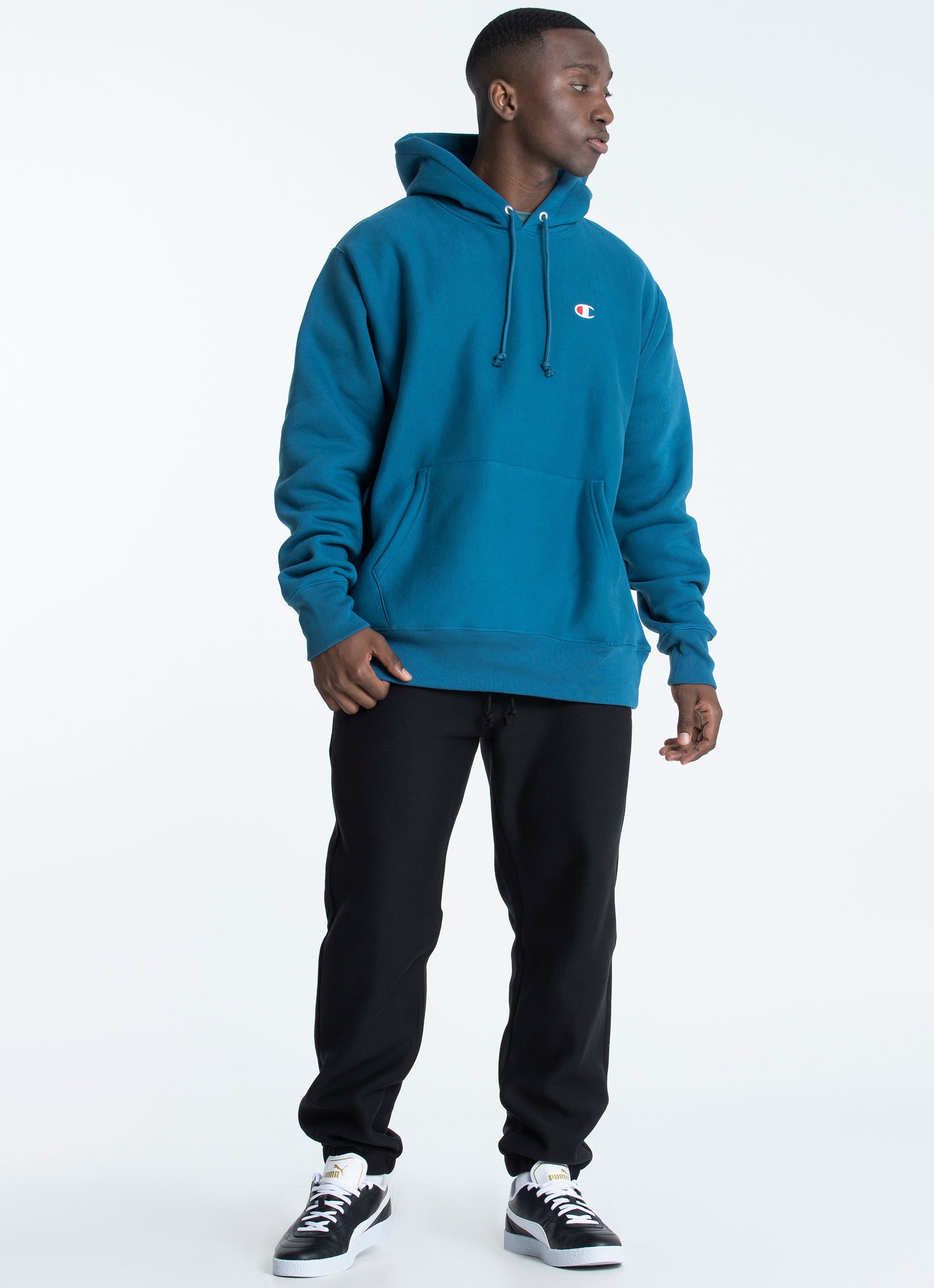 champion sweatshirt teal
