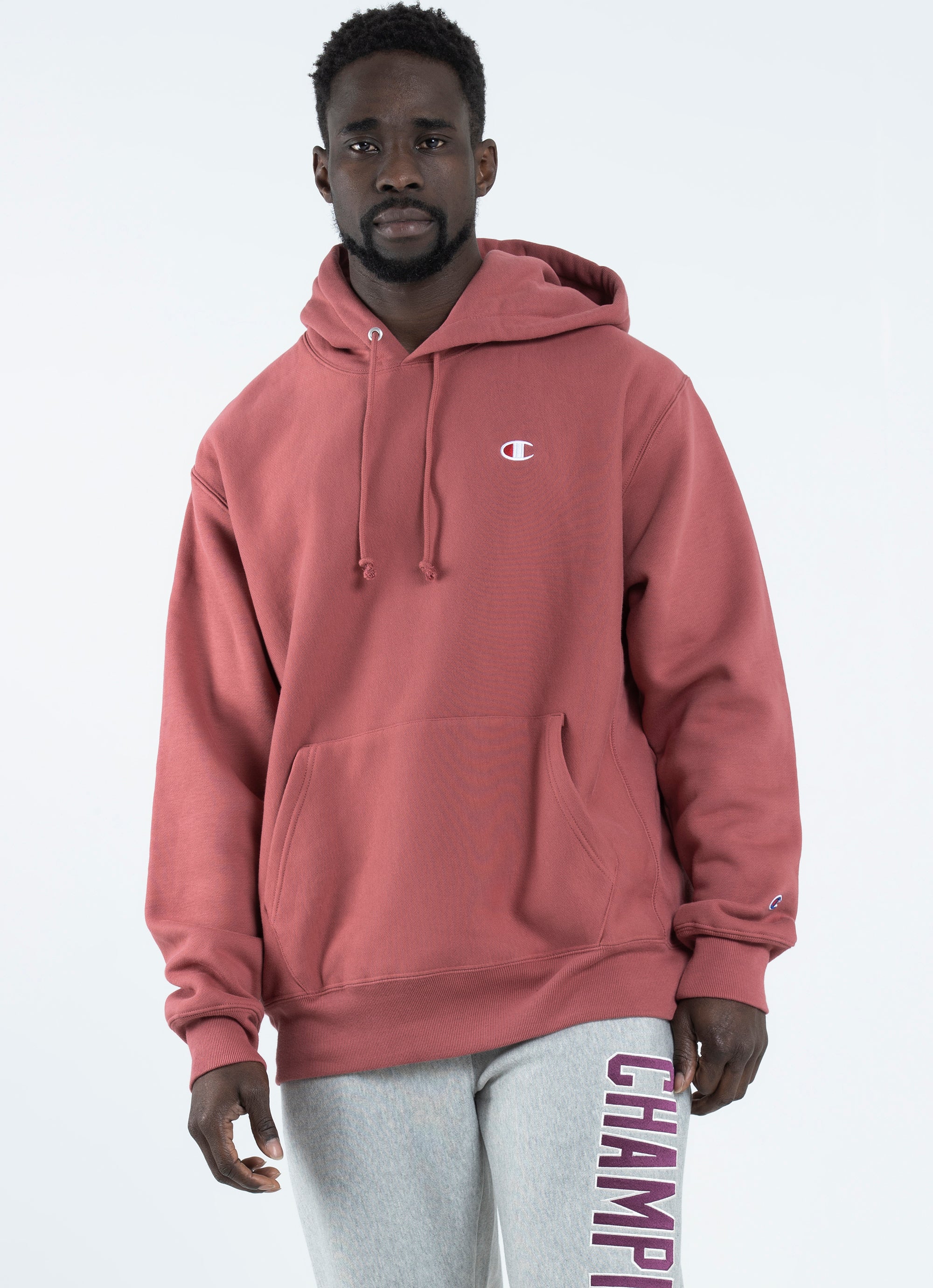 Champion Men's Hoodie - Burgundy - M