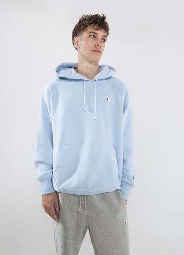 Champion Reverse Weave Hoodie in Blue