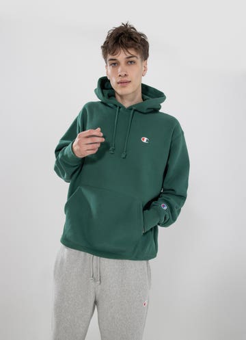 Champion Reverse Weave Hoodie in Green