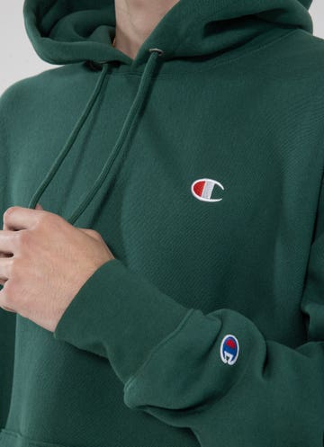 Champion Reverse Weave Hoodie in Green