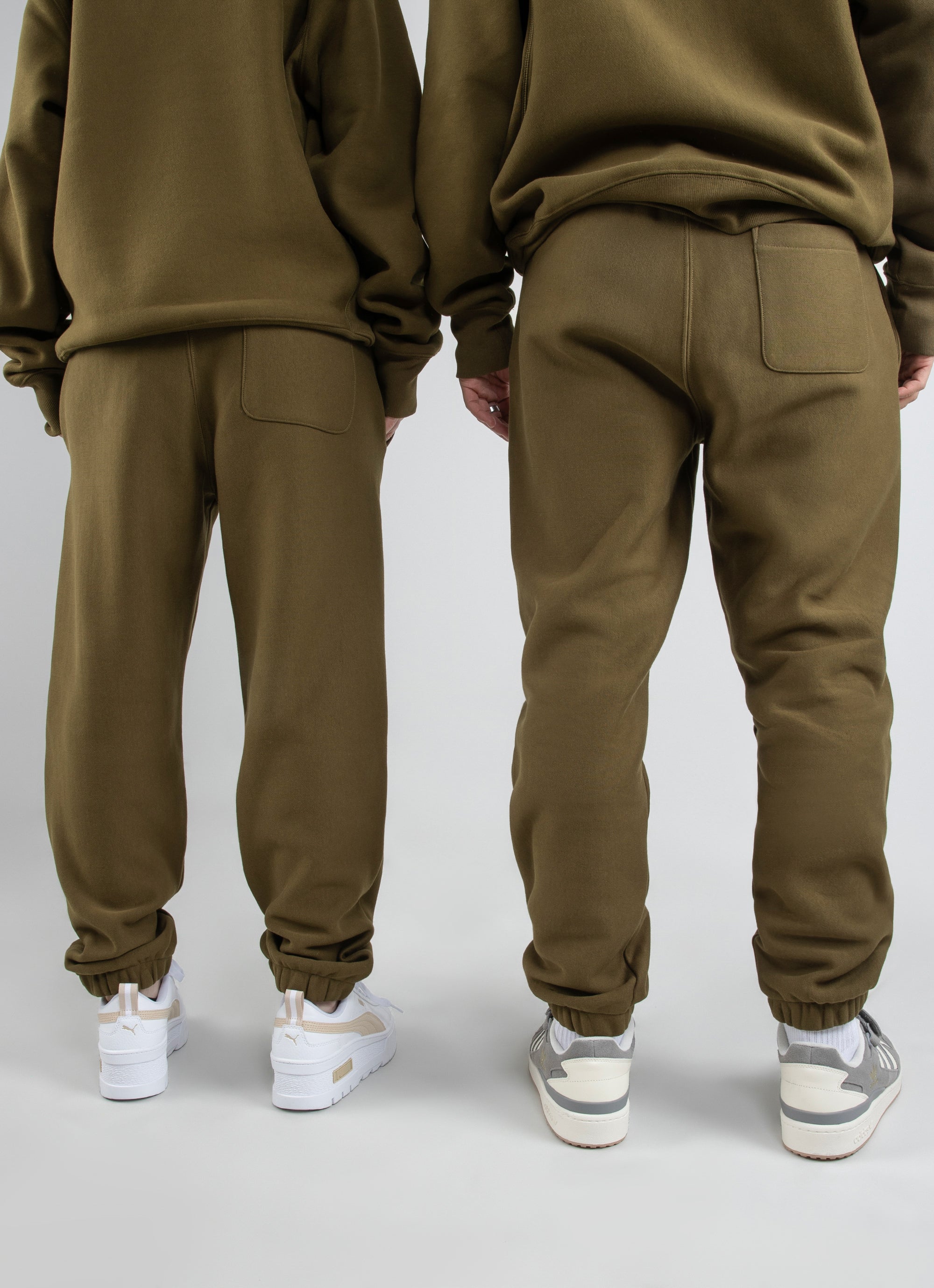 champion olive joggers