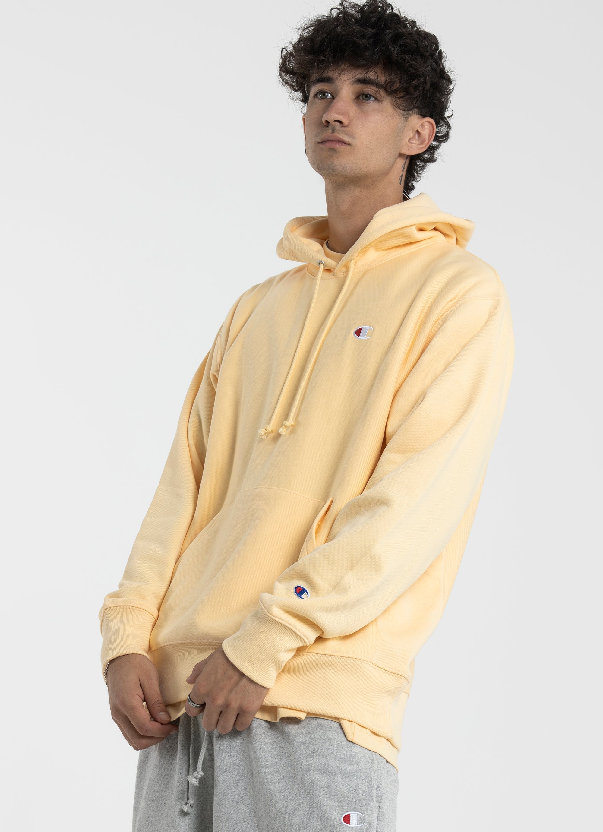 udtale kulhydrat Kamel Champion Reverse Weave Terry Hoodie in Grey | Red Rat
