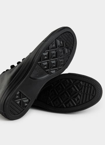 Converse Chuck Taylor All Star High Monochrome 'leather' Shoe in Black