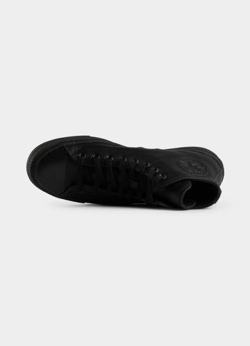 Converse Chuck Taylor All Star High Monochrome 'leather' Shoe in Black