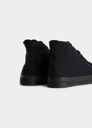 Converse Chuck Taylor All Star High Monochrome Shoe in Black