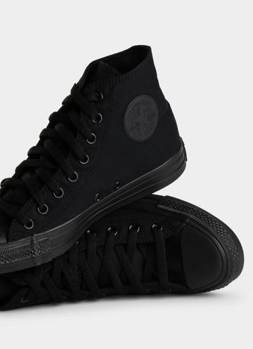 Converse Chuck Taylor All Star High Monochrome Shoe in Black