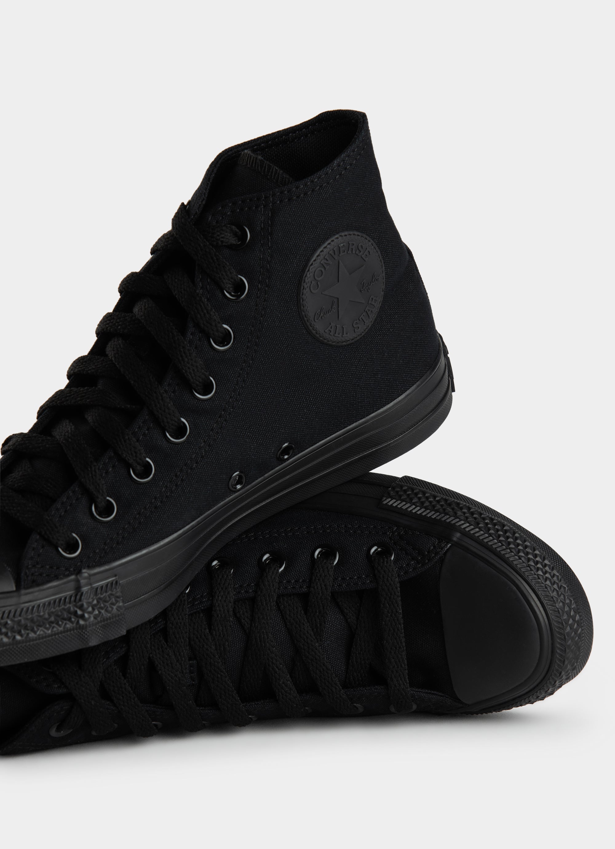 Converse Chuck Taylor All Star High Monochrome Shoe in Black