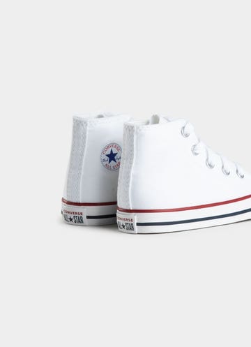 Converse Chuck Taylor All Star High Shoe - Toddler in White