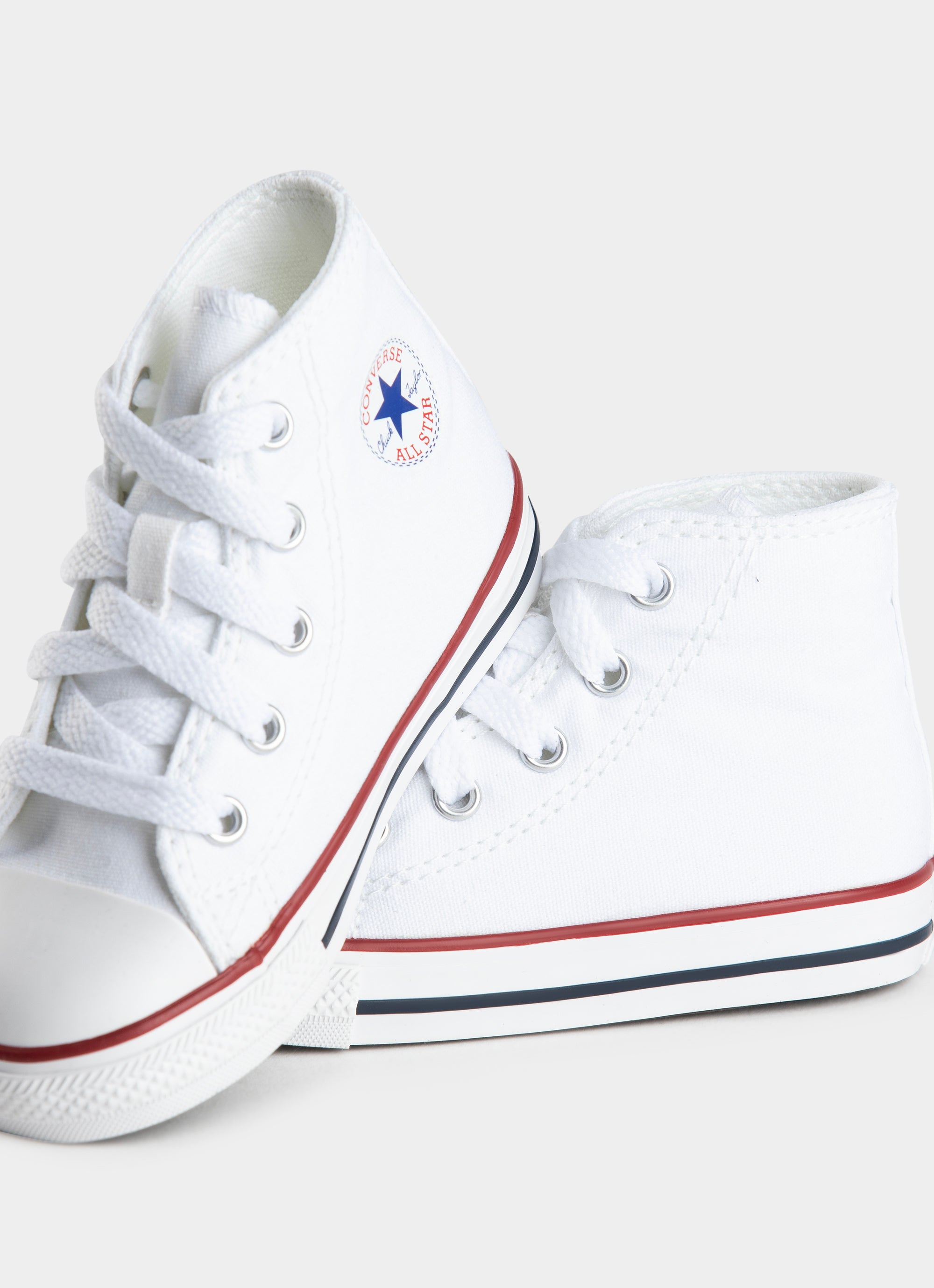 Converse Chuck Taylor All Star High Shoe - Toddler in White