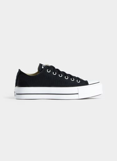 Converse Chuck Taylor All Star Lift Canvas Platform - Womens in Black