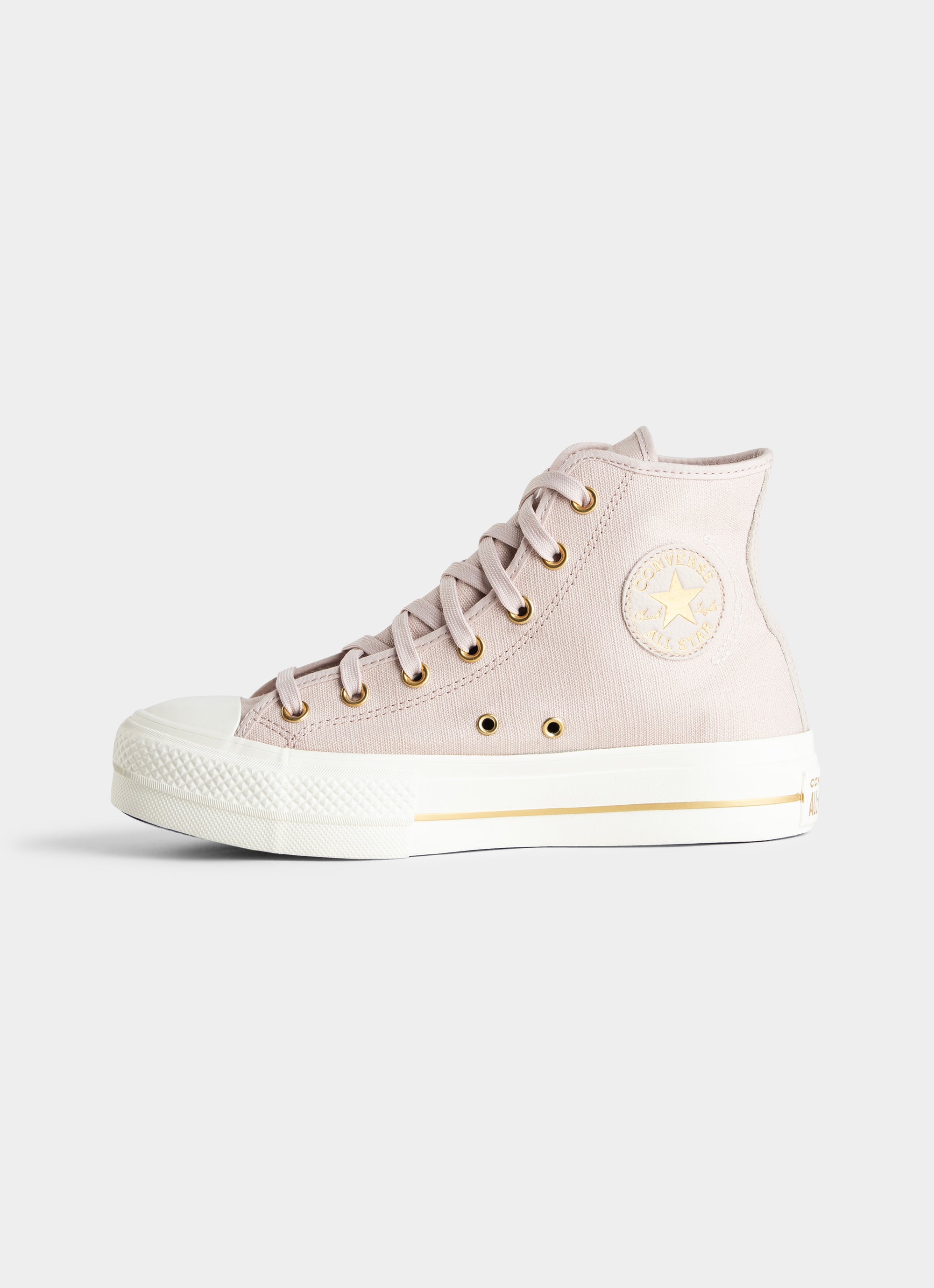 Converse Chuck Taylor All Star Lift Platform Tailored Lines Shoes - Womens in Pink