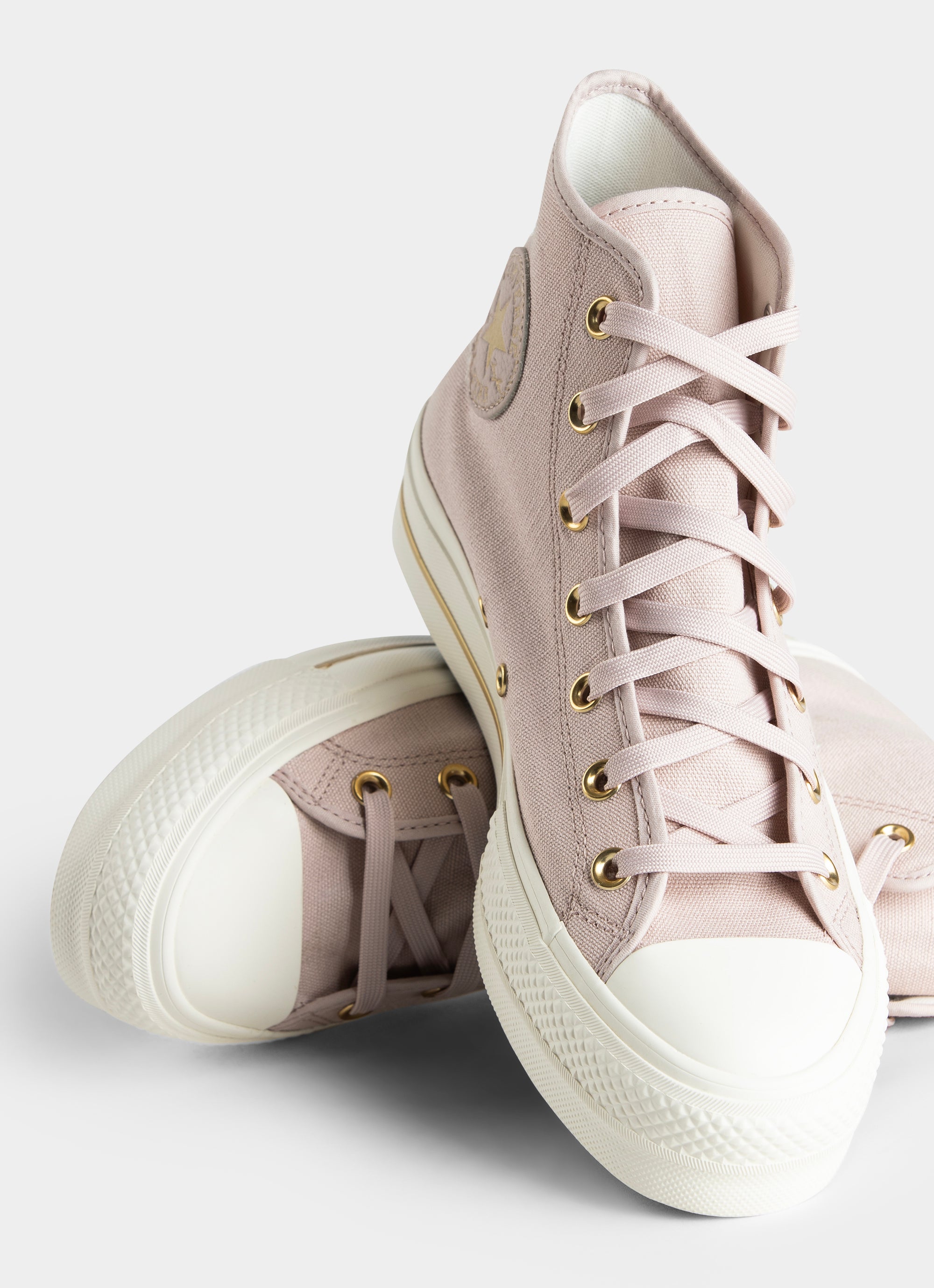 Converse Chuck Taylor All Star Lift Platform Tailored Lines Shoes - Womens in Pink