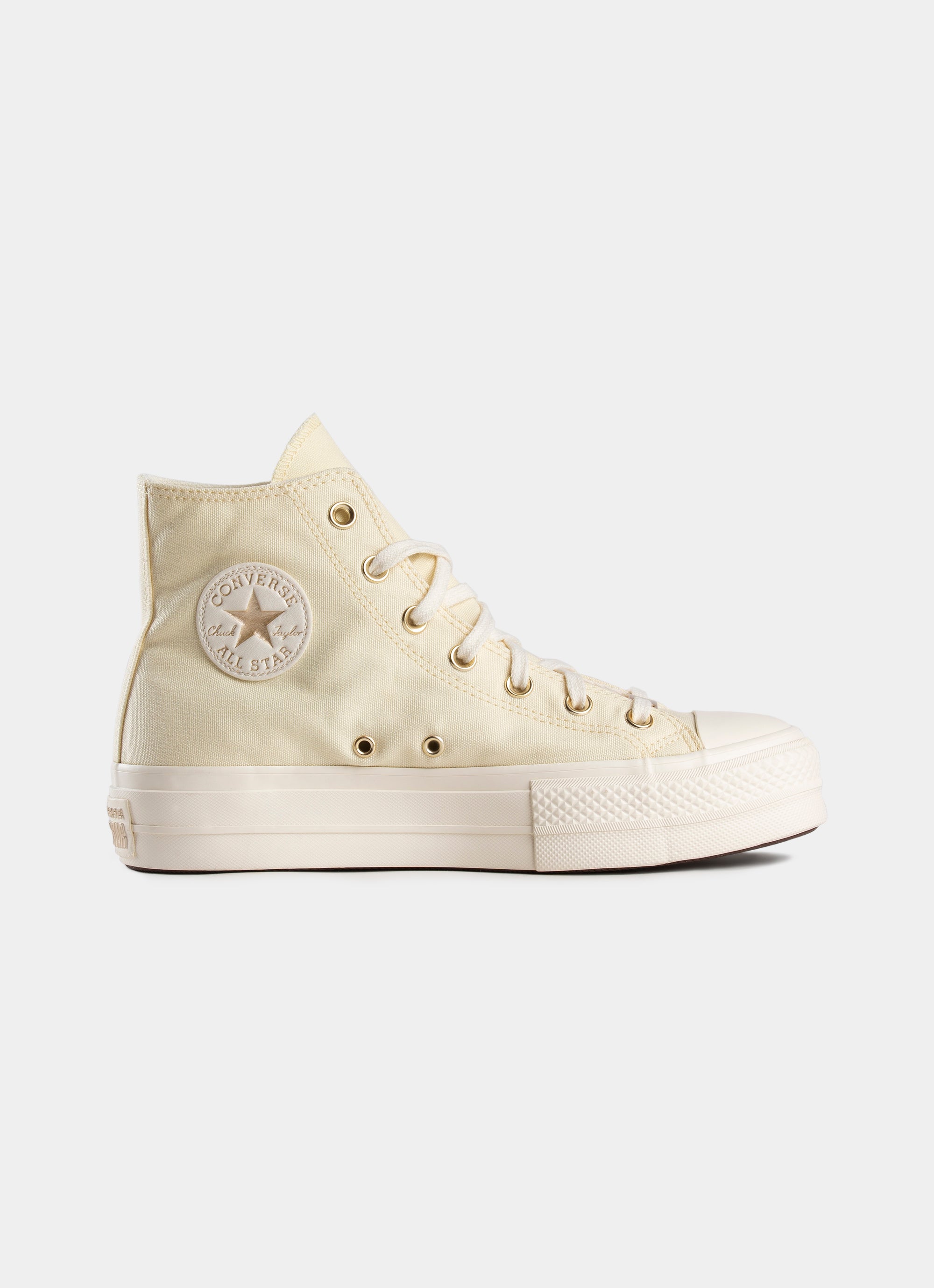 Converse Taylor All Star Lift Shoes -womens in White Red Rat