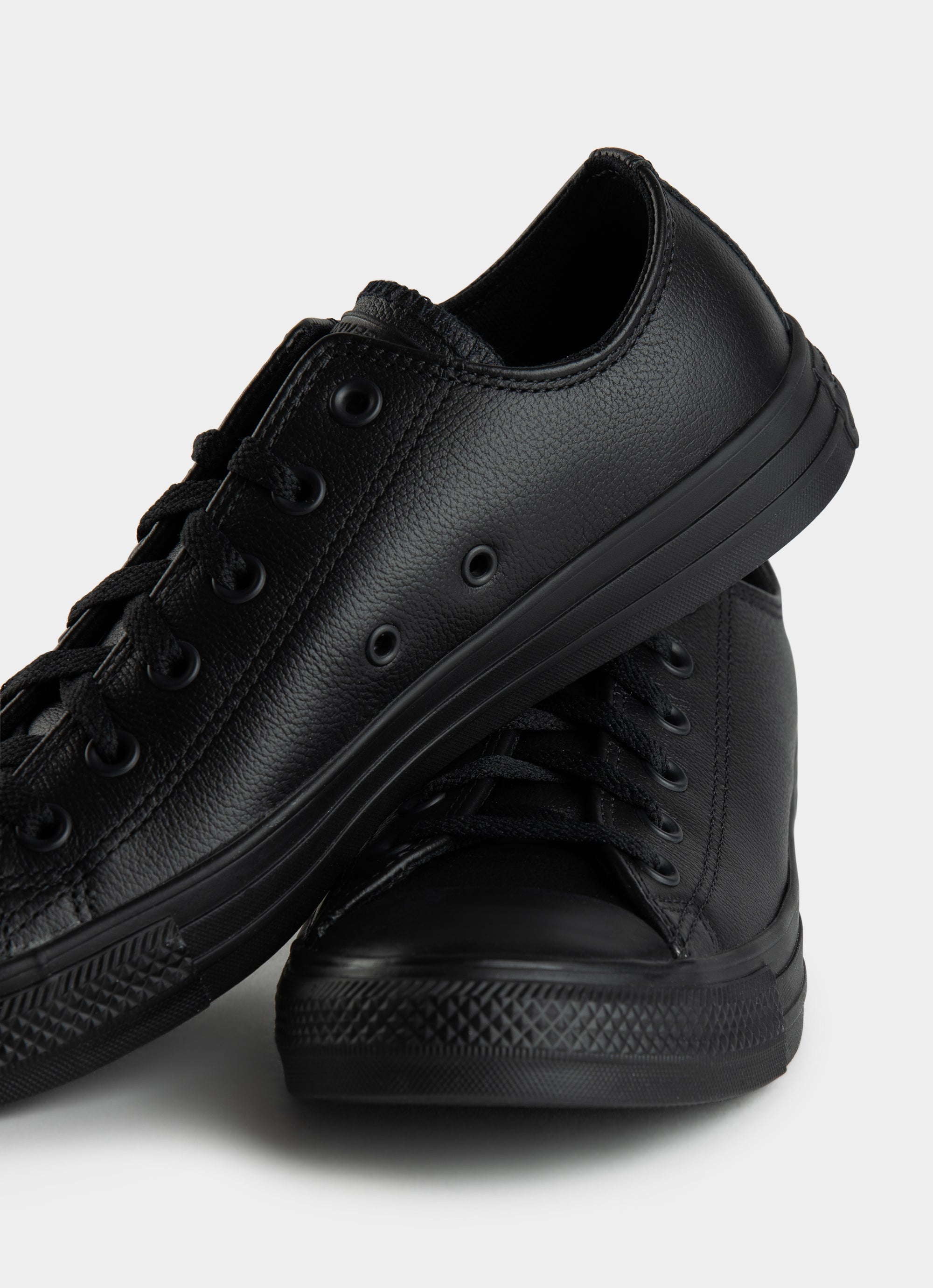 black leather converse nz