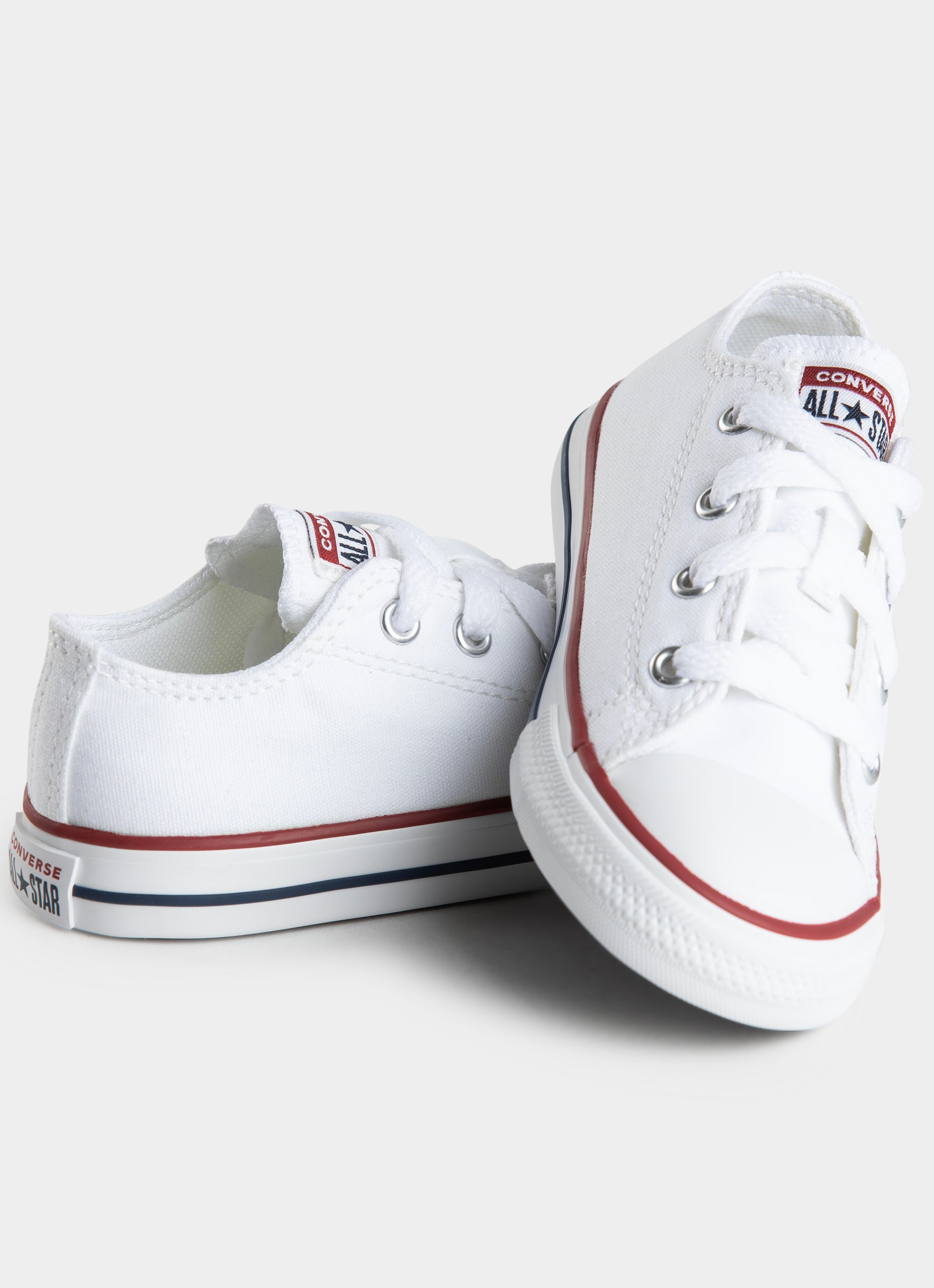 Converse Chuck Taylor All Star Low Shoe - Toddler in White | Red Rat