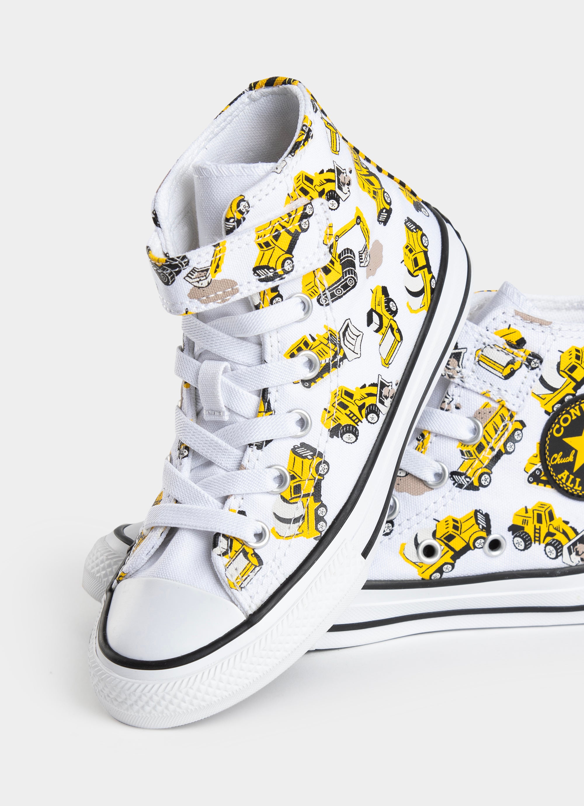 Converse Chuck Taylor Cons-truction 1v Hi Shoes Kids in White