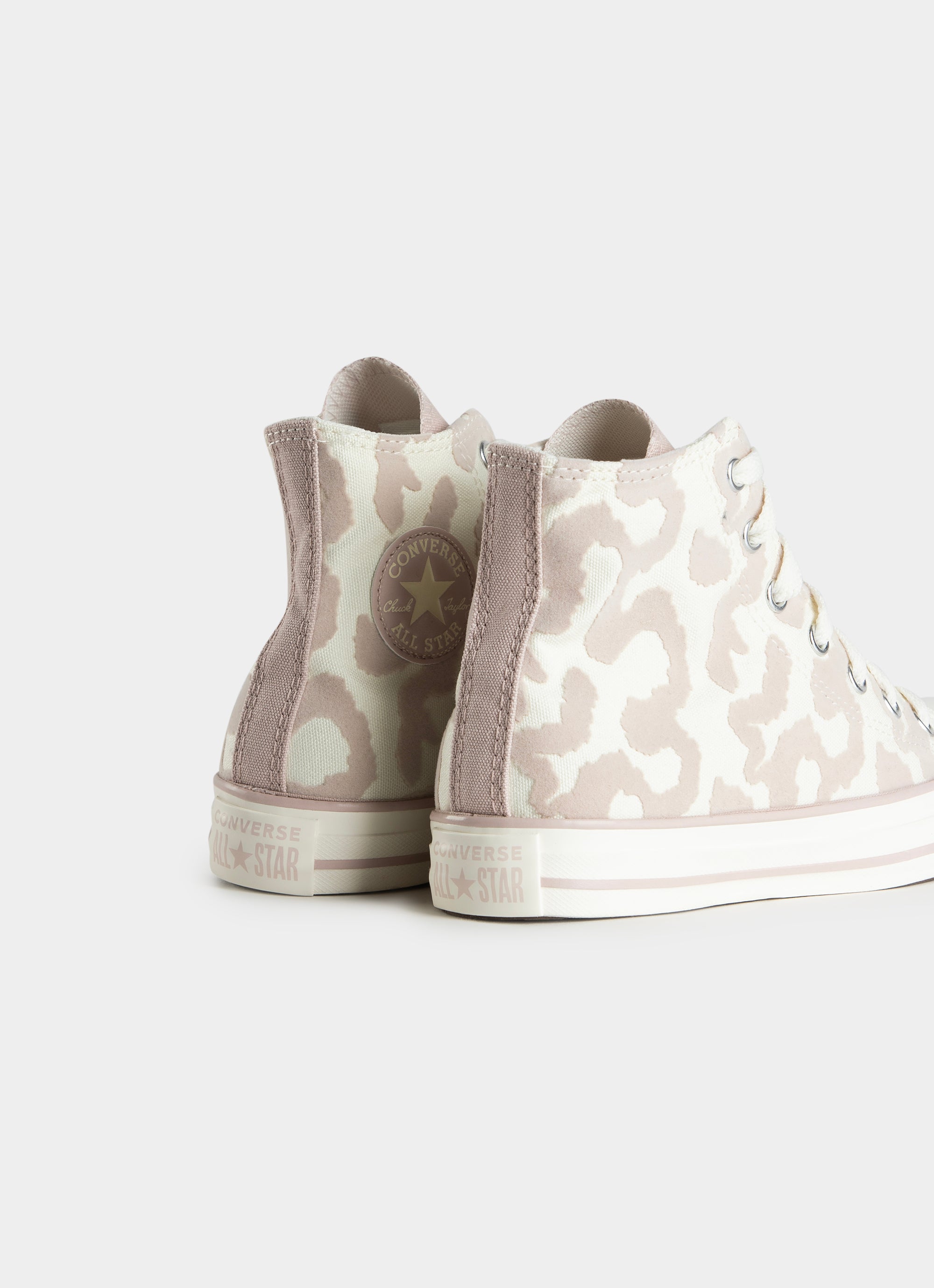 Converse Chuck Taylor Lavish Leopard Hi Shoes - Kids in Pink