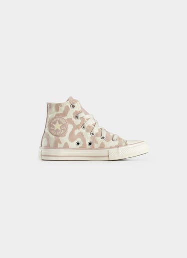 Converse Chuck Taylor Lavish Leopard Hi Shoes - Kids in Pink