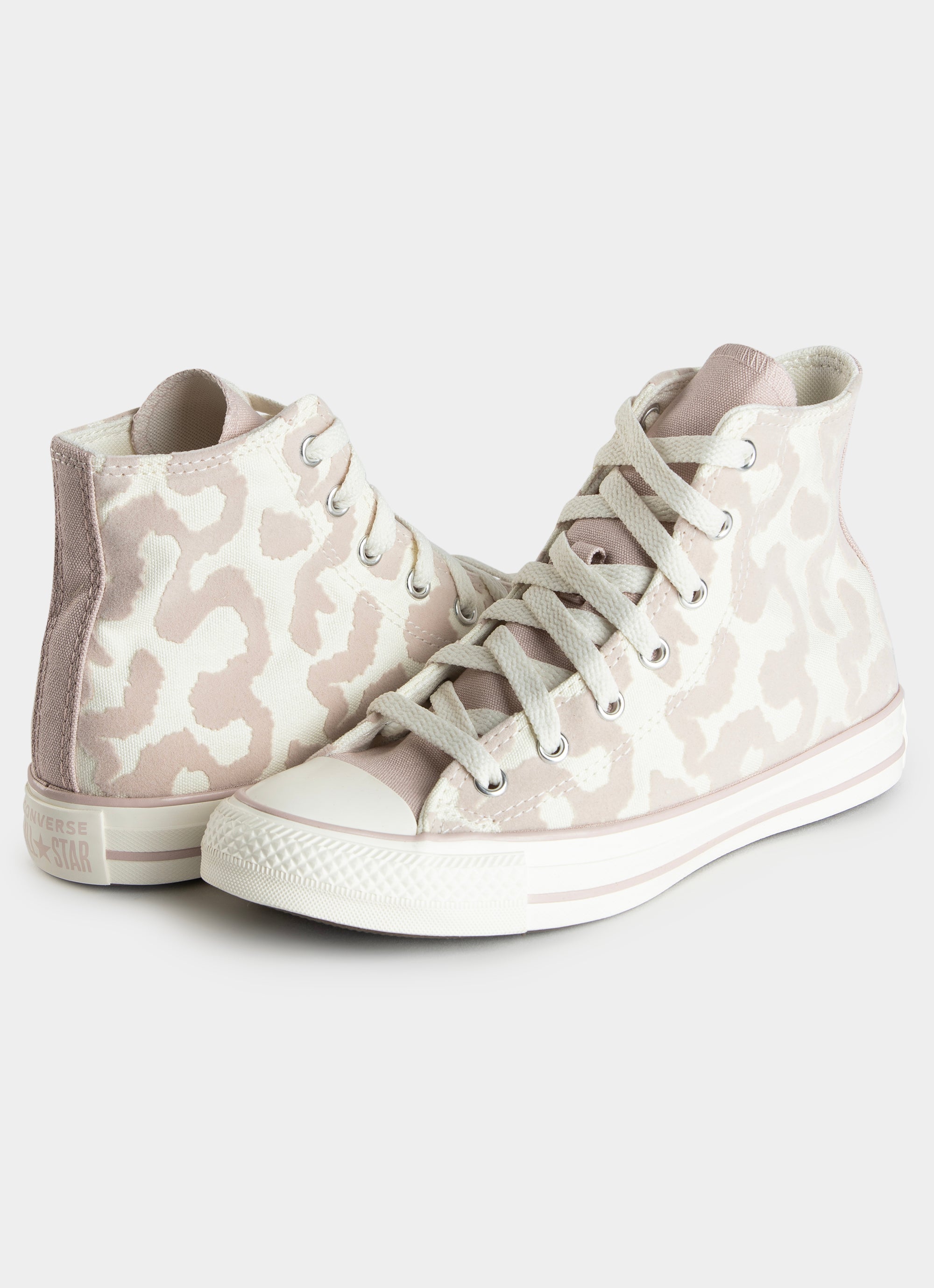 Converse Chuck Taylor Lavish Leopard Hi Shoes - Kids in Pink