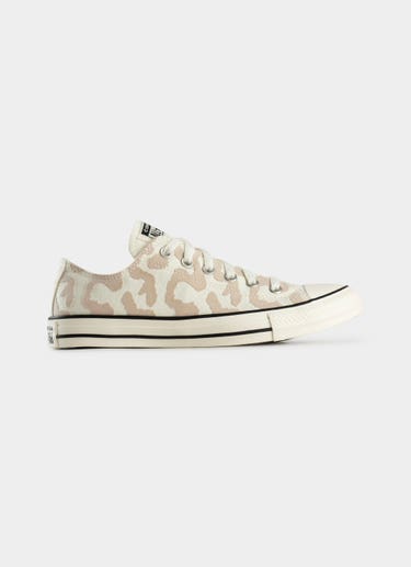 Converse Chuck Taylor Lavish Leopard Low Shoes - Womens in Pink