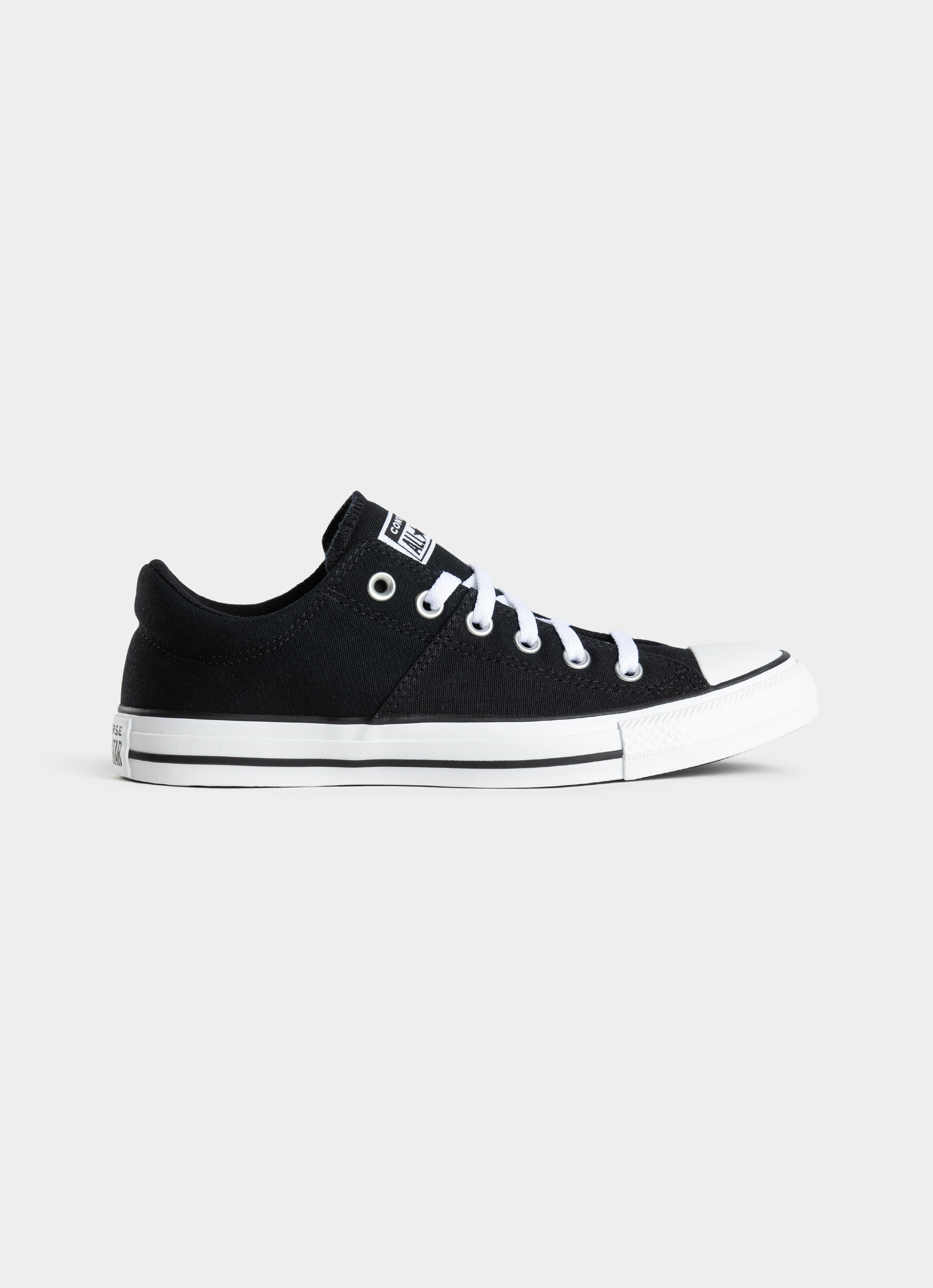 Converse Chuck Taylor Madison Low Shoes Womens in Black Red Rat
