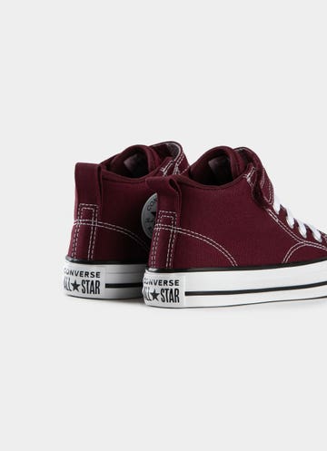 youth burgundy converse