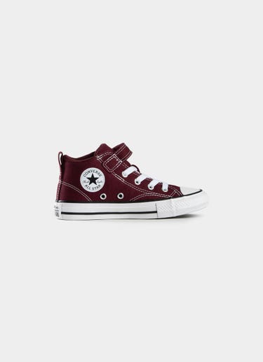 Converse Chuck Taylor Malden Street 1v Mid Shoes - Kids in Maroon