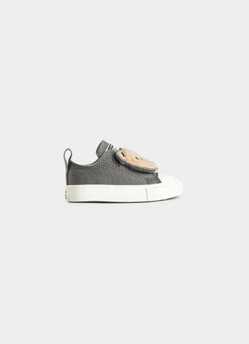 Converse Chuck Taylor One Strap Low Shoes - Infant in Grey