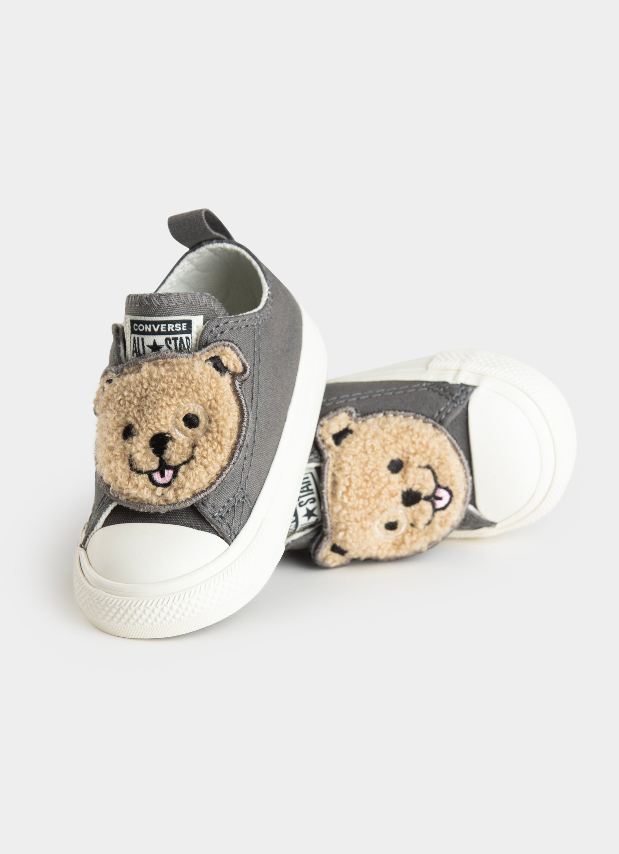 Converse Chuck Taylor One Strap Low Shoes - Infant in Grey