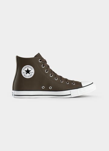 Converse Chuck Taylor Seasonal Leather Hi Smo Shoes in Brown