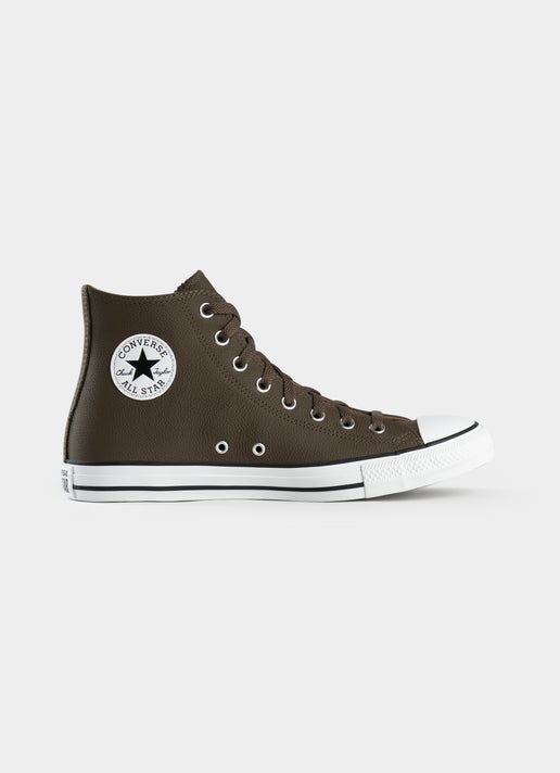 Converse Chuck Taylor Seasonal Leather Hi Smo Shoes in Brown | Red Rat