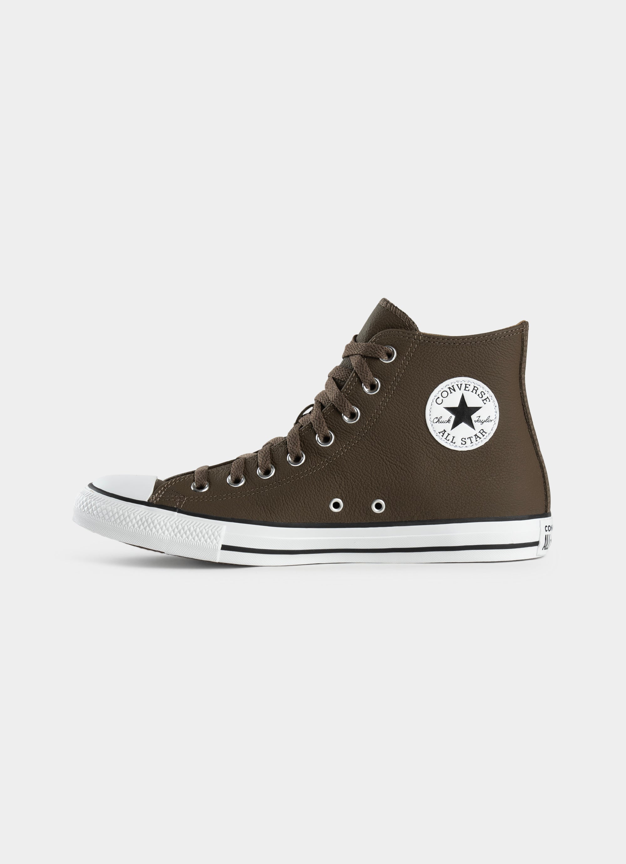 Converse Chuck Taylor Seasonal Leather Hi Smo Shoes in Brown