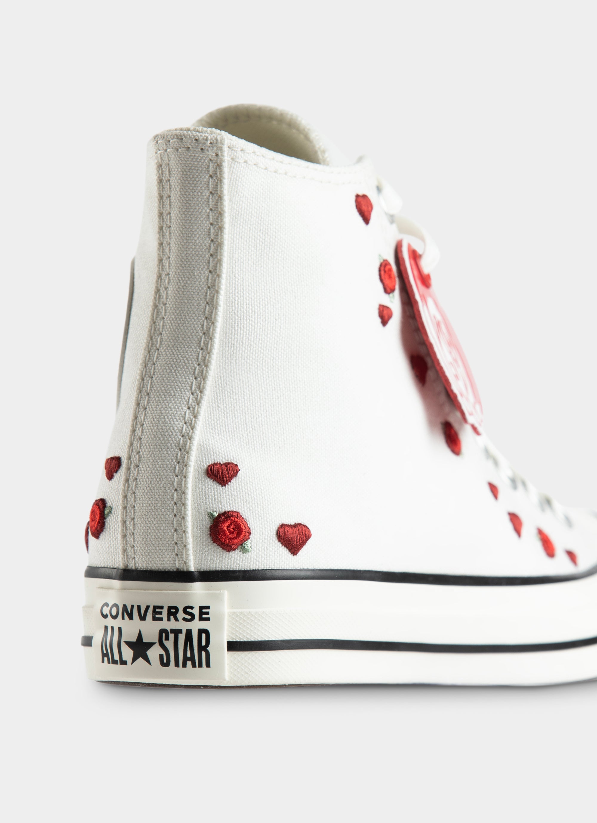 Converse Chuck Taylor Valentines Hi Shoes - Womens in White